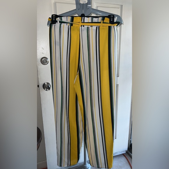 Yellow Striped Pants - Picture 8 of 9